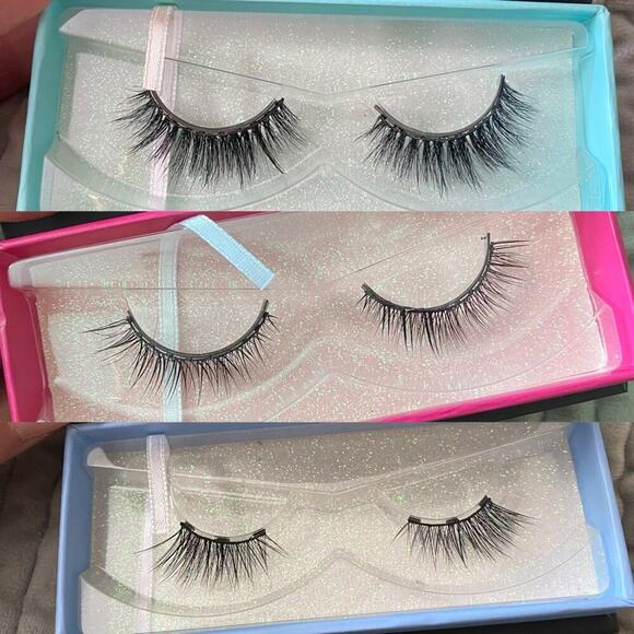🩷 MOXIELASH Wifey Baby Happy Falsies False Magnetic Eyelashes Set of 3 Pairs - Picture 1 of 7